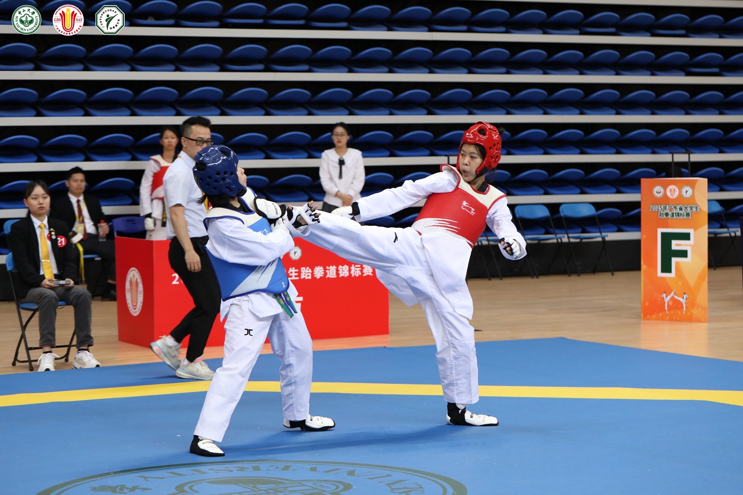 关于跆拳道选手取得胜利赛场风采的信息