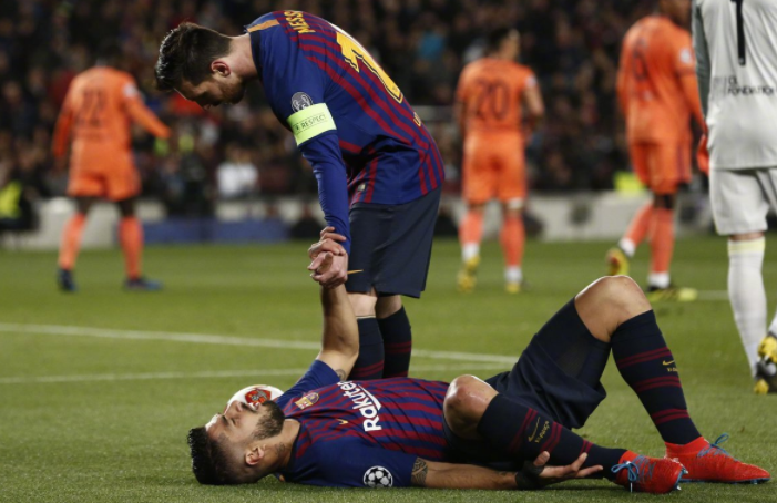 梅西与苏亚雷斯的默契助巴萨战胜马洛卡 梅西与苏亚雷斯的默契助巴萨战胜马洛卡