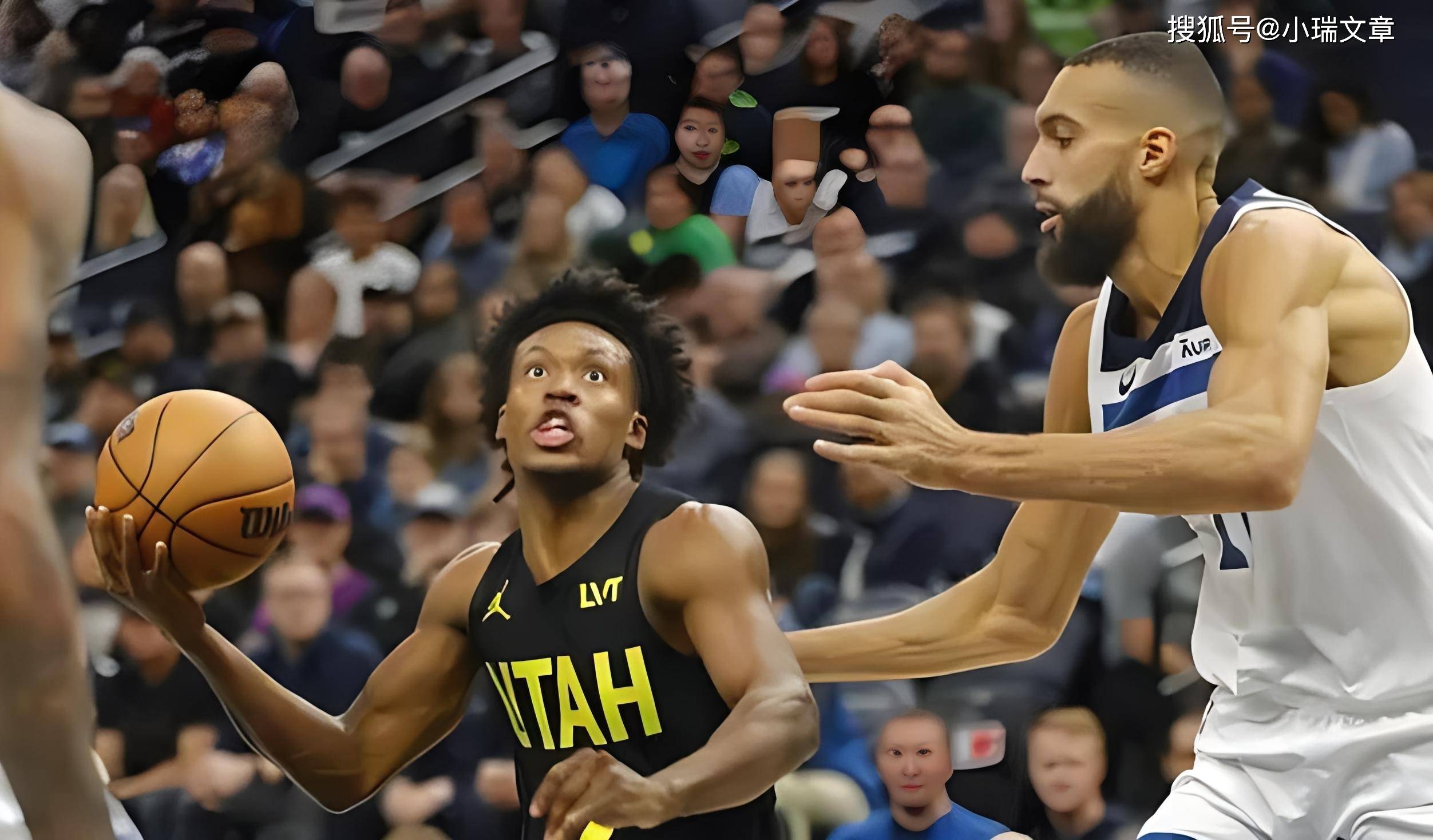 爵士队全面碾压森林狼队取胜