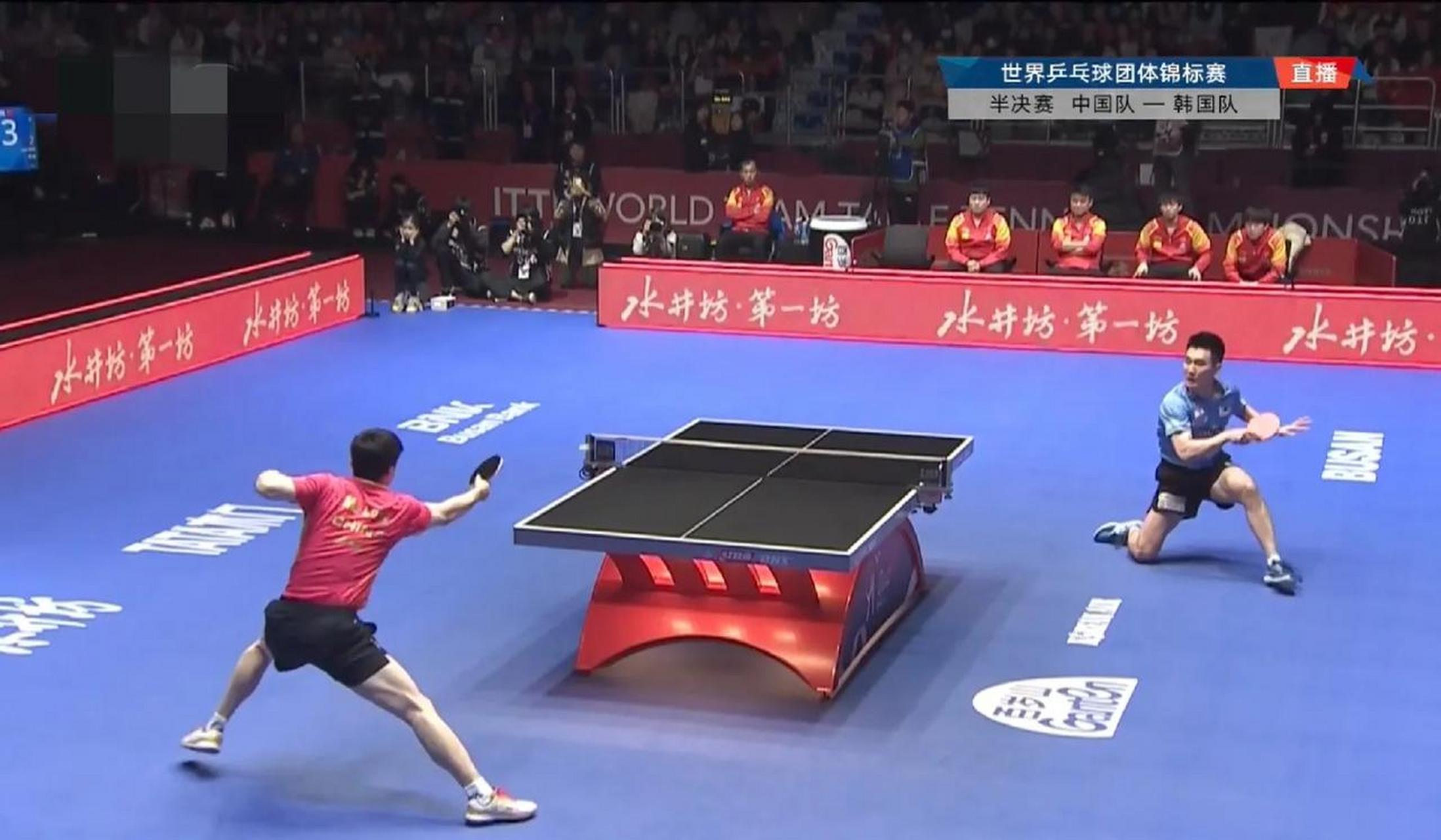 韩国队翻盘中国队，马龙刷新纪录